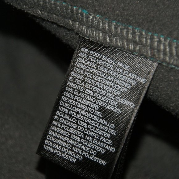 NORTH FACE  Green Zip-Up Soft Shell Jacket sz M - Picture 6 of 7